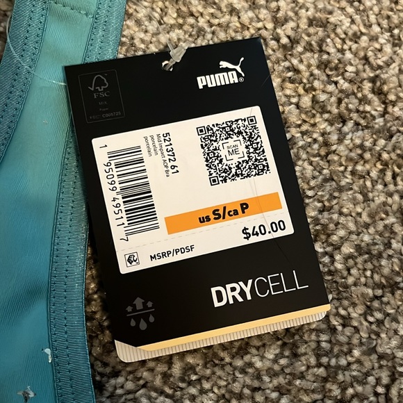 NWT Puma Sports Bra Small - Picture 2 of 3